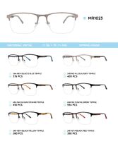 Metal frame with TR-90 temples with spring hinges MR1023