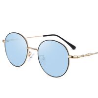 Очки металлические фотохромные с защитой от синего света 9642-2-GT