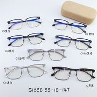 Hybrid frame, metal +tr90, with Blue Block protection SANTA S1658
