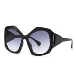 Plastic polygonal sunglasses for women Elit 1222-EL