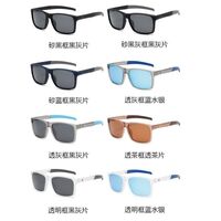 Plastic polarized square-rimmed sunglasses Elit 23G26-EL