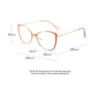 Metal glasses with blue light and UV protection 9713-3-GT