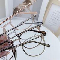 Hybrid frame, metal + TR90, with Blue Block coating SANTA 9550