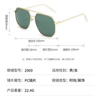 Polarized metal sunglasses with UV400 protection 2969-GT