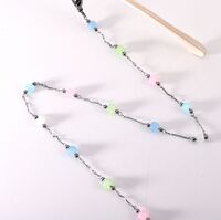 Metal non-slip chain, with cats eye stone, for glasses and masks GL1886