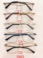 Metal frame for glasses with spring hinges Defile D1063