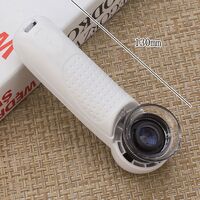 Magnifier with universal backlight, magnifying glass with handle 6B-A-XX, diameter 21 mm, magnification: 45Х