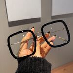 Combined (plastic + metal) glasses with blue light protection for women 9060-PN