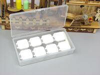 Soft contact lens kit with 4 containers XF144按压四副装