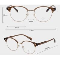 Combined frame (metal + TR90) with Blue Ray Cut protection lenses MAMO K8050