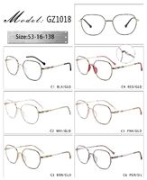 Metal frame with soft nose pad and spring hinges GZ1018-DA