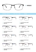 Metal frame with temples made of TR-90 material MR0013