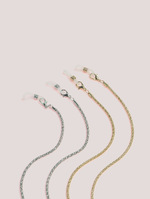 Модная разноцветная цепочка для очков из рисовых бусин GM044