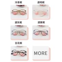 Plastic TR90 glasses with Blue ray cut protection TR2069腮红-1