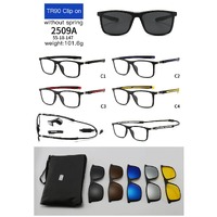 El Dorado frames with polarized sunshades set (clip-on) on magnet 2509A (5 pieces) 