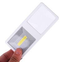 Portable pocket magnifier with backlight 7013, size: 48*42 mm, magnification: 3X