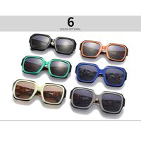 Plastic retro square sunglasses Elit 86616-EL