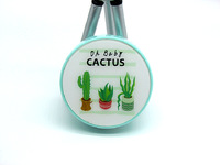 Kit for soft contact lenses (Kits for contact lenses) XF008Cactus