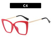 Metal glasses with blue light protection for women 2036-PN