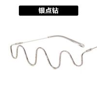 Metal glasses with blue light protection for women 2056-PN