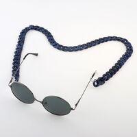 Acrylic non-slip chain, concave shape, for glasses and masks GB012