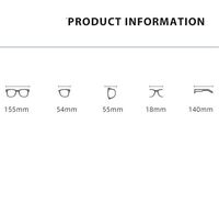 Очки пластиковые TR90 с защитой от синего света Blue Block FENQI F2116