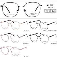 Metal eyeglass frame, material steel Allmilmo AL7101
