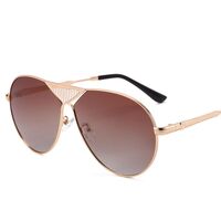 Поляризационные солнцезащитные металлические очки с защитой UV400 2869-GT