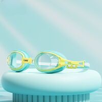 Swimming waterproof anti-fog goggles for kids (3-14 years), with earplugs and box, YJ5001-YU