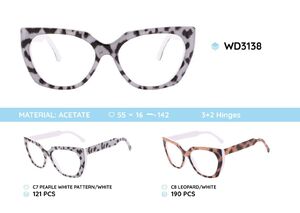 Plastic frames for glasses acetate material WD3138