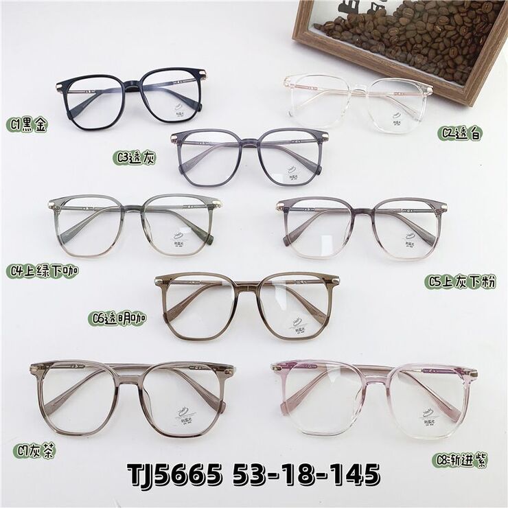 Hybrid metal + TR90 frame, with Blue Block coating SANTA TJ5665