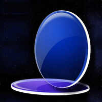 The lens coating Blue Ray Cut index of 1.56 protection from blue light = price per pair!! color coating = blue蓝