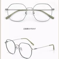 Оправа металлическая, линзы с Blue Block покрытием SANTA 00173