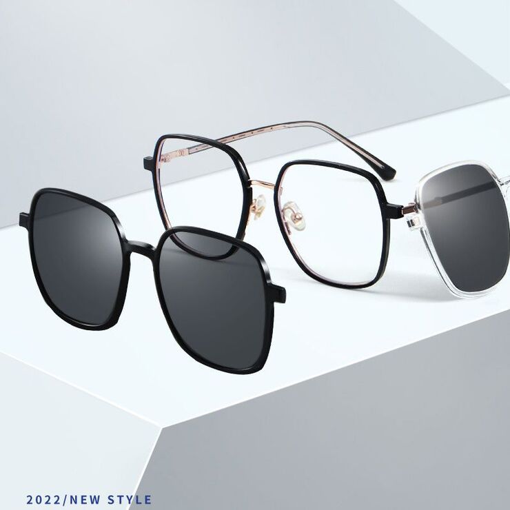 Оправа комбинированная с линзами Blue Ray Cut и поляризационными линзами MAMO TP1007