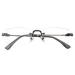 Оправа металлическая безободковая с линзами Blue Ray Cut MAMO H5609