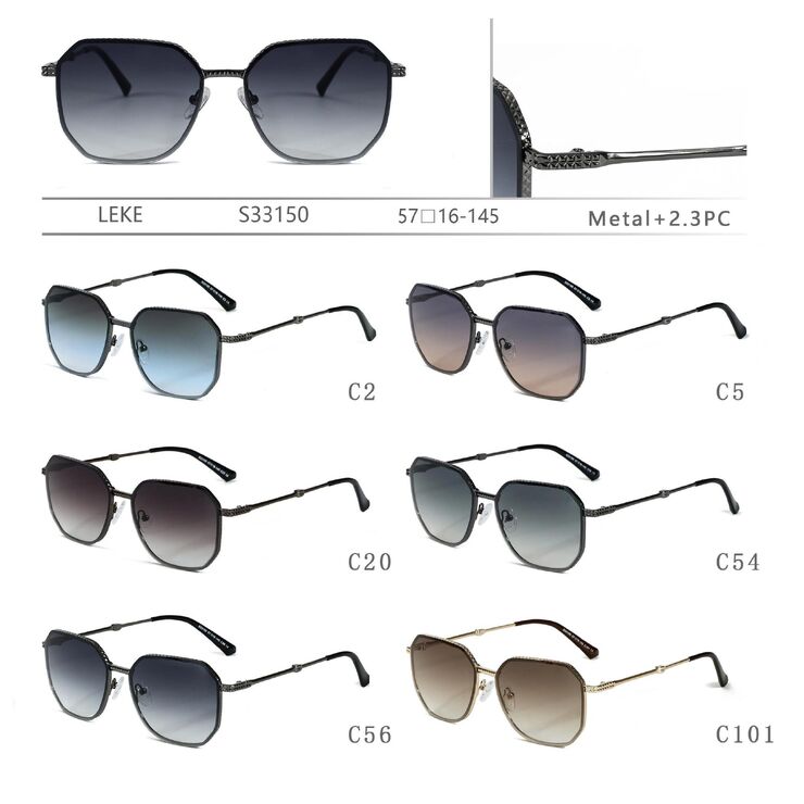 Polarized metal sunglasses Leke S33150
