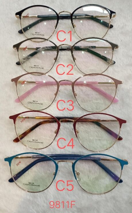 Оправа для очков металлическая с флексом 9811F