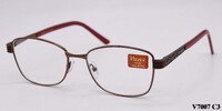 Women's metal eyeglasses with flex hinges Vizzini V7007