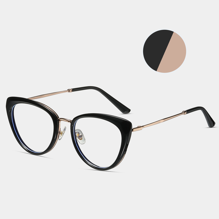 TR90 plastic frame or glasses with blue light protection, with spring hinges FA87007 