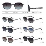 Polarized metal sunglasses Leke PS33117
