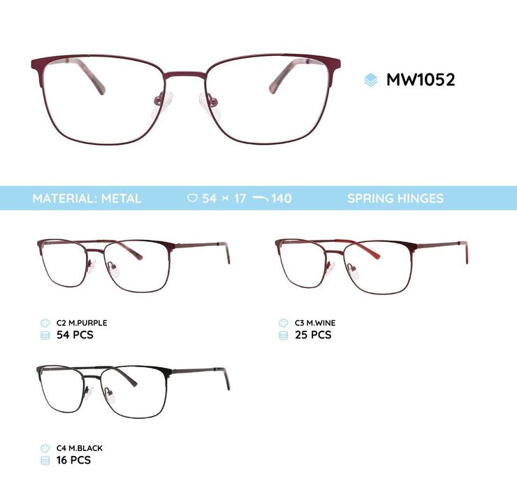 Оправа для очков металлическая женская MW1052