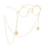 Metal non-slip chain, with tree of life pendant, for glasses and masks GL472