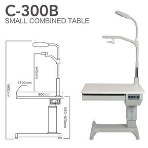 Ophthalmologist workstation, combined table C-300B, tabletop 900*500 mm