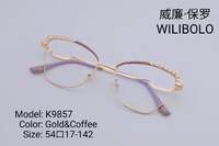 Metal ultrathin frames Wilibolo, with rhinstouns K9857