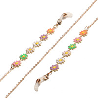 Black metal glasses chain GL1420