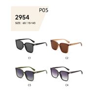 Polarized metal + TR90 sunglasses P05KY 2954