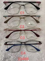 Metal frame for glasses with spring hinges 2246B