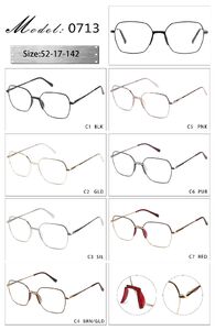 Оправа металлическая с мягким носоупором и флексом 0713-DA