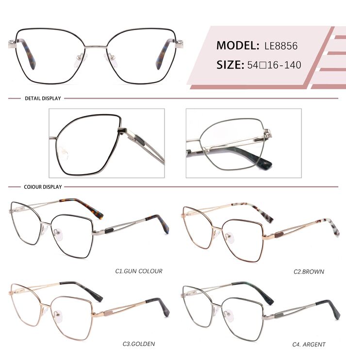 Metal frame with spring hinges LE8856-DA