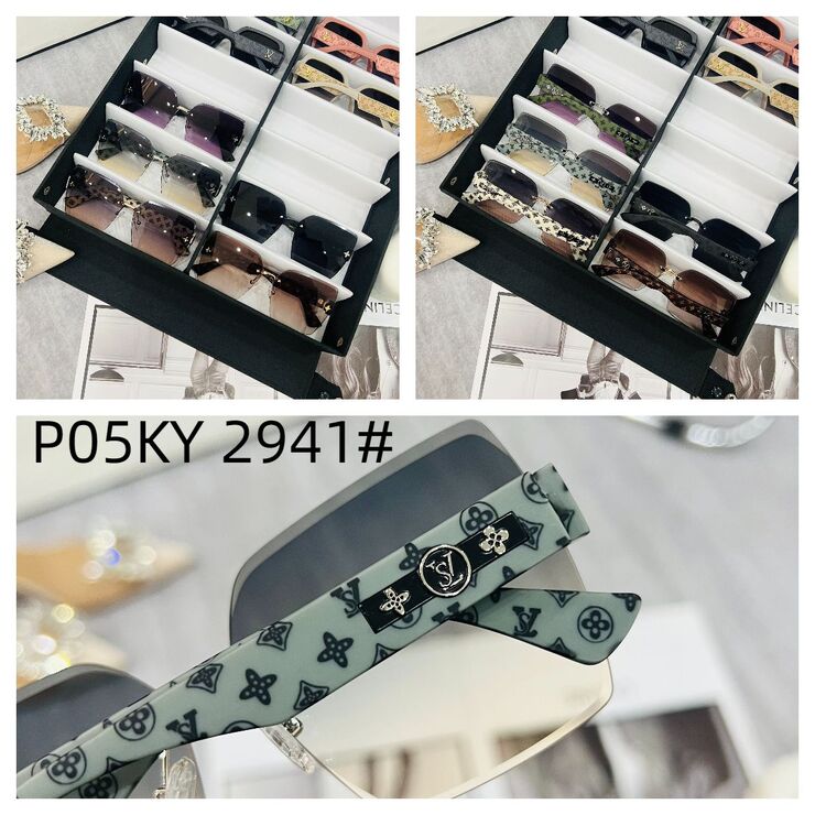 Polarized metal + TR90 sunglasses P05KY 2941